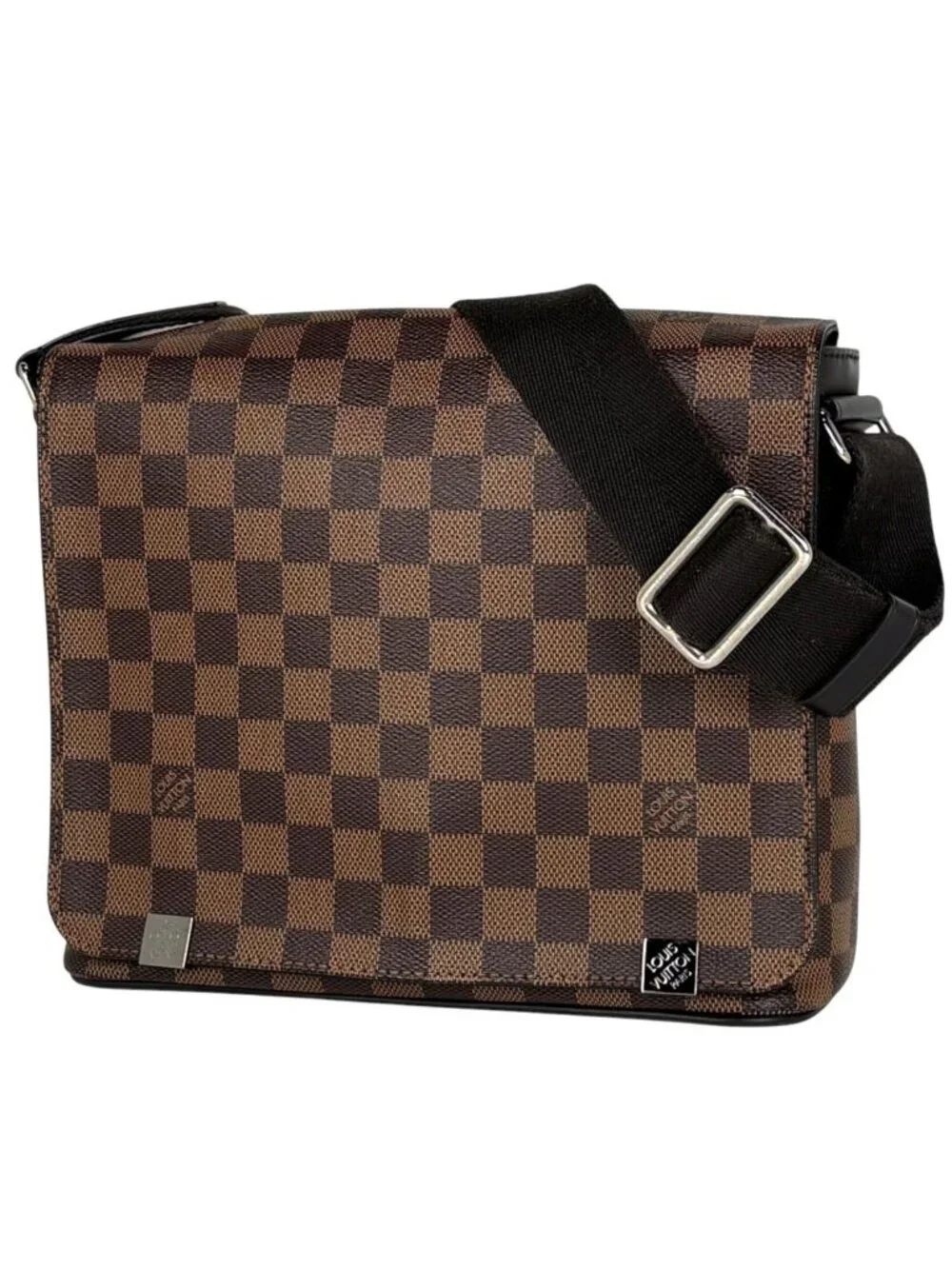Louis Vuitton Damier District PM NM Shoulder Bag Brown